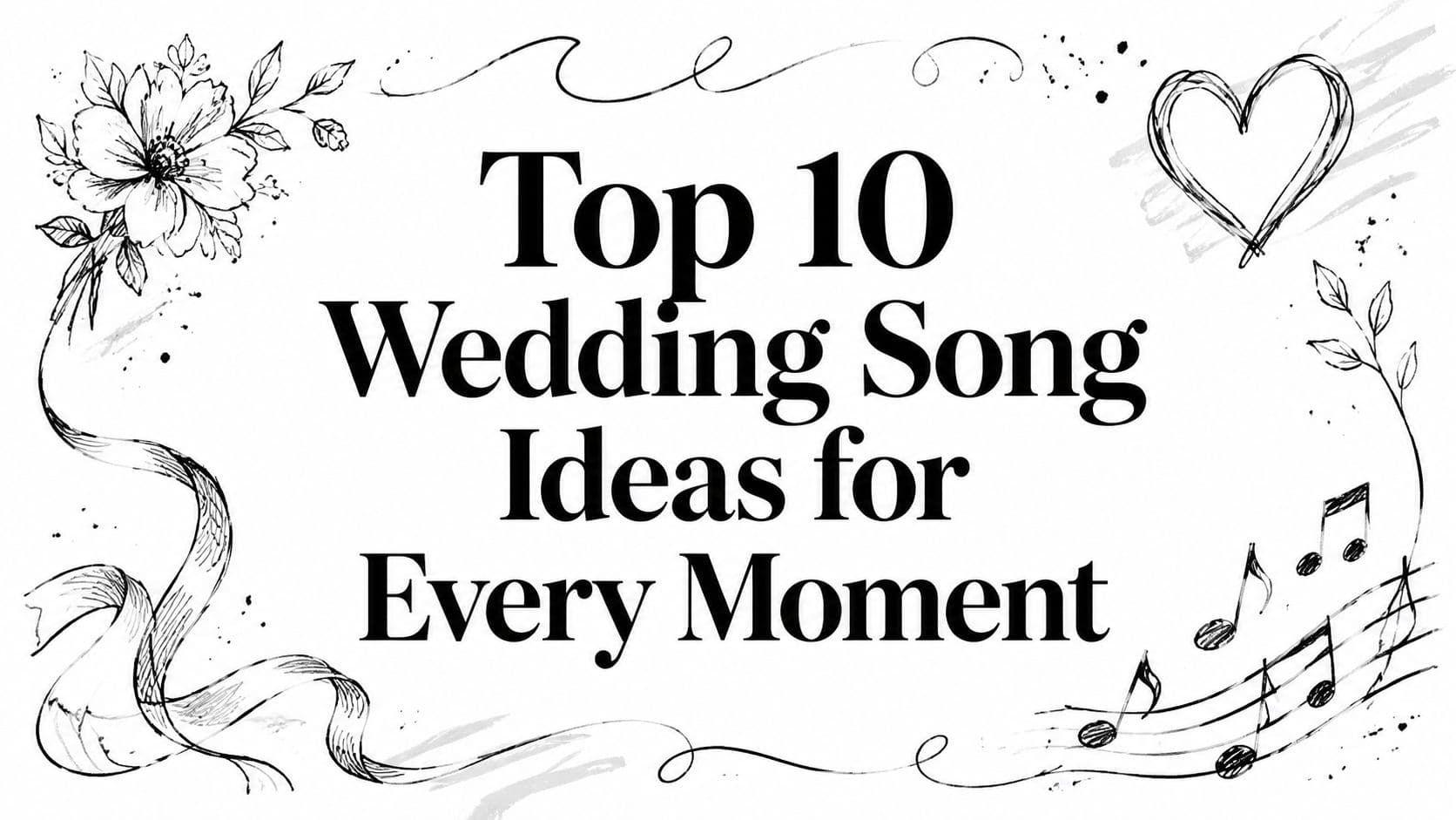 Top 10 Wedding Song Ideas for Every Moment