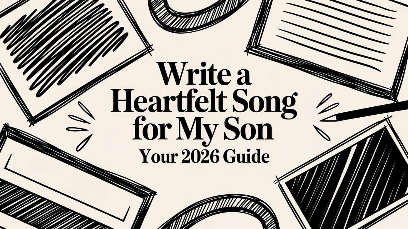 Write a Heartfelt Song for My Son: Your 2026 Guide