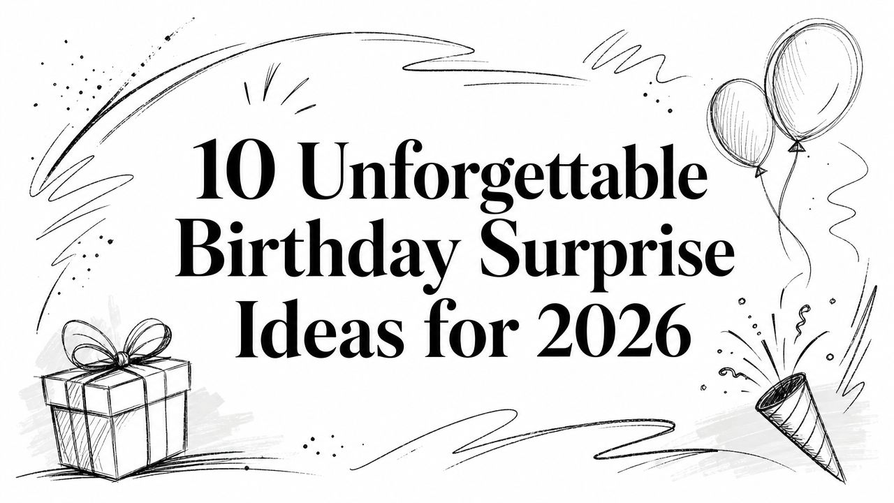 10 Unforgettable Birthday Surprise Ideas for 2026