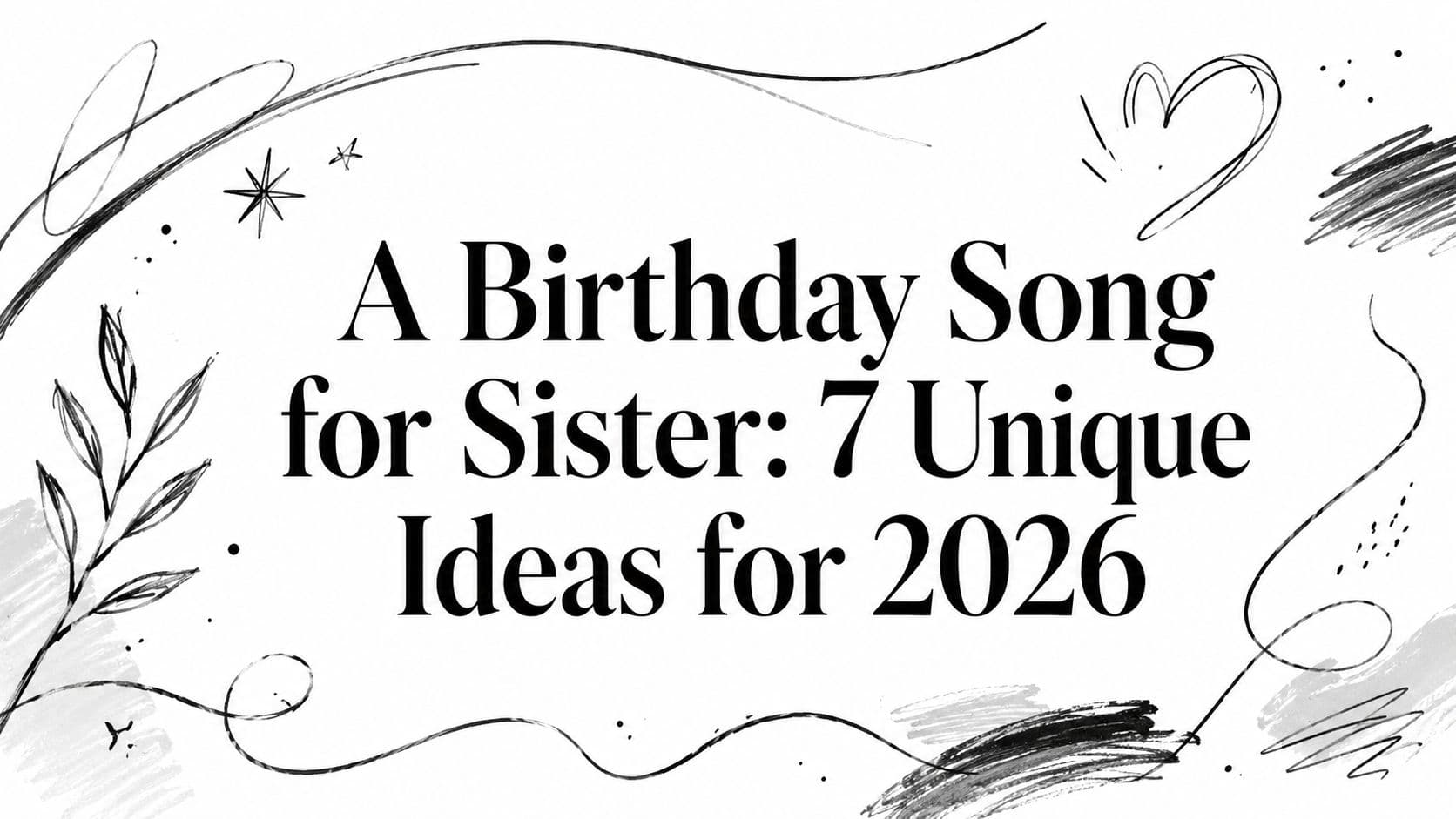 A Birthday Song for Sister: 7 Unique Ideas for 2026
