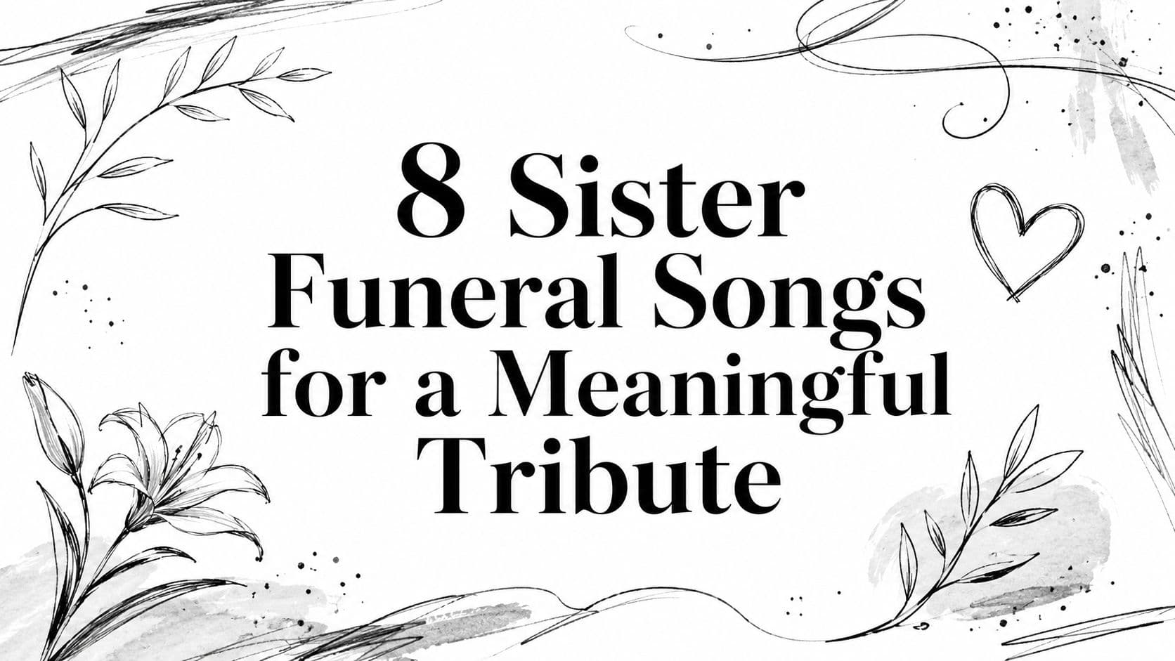8 Sister Funeral Songs for a Meaningful Tribute