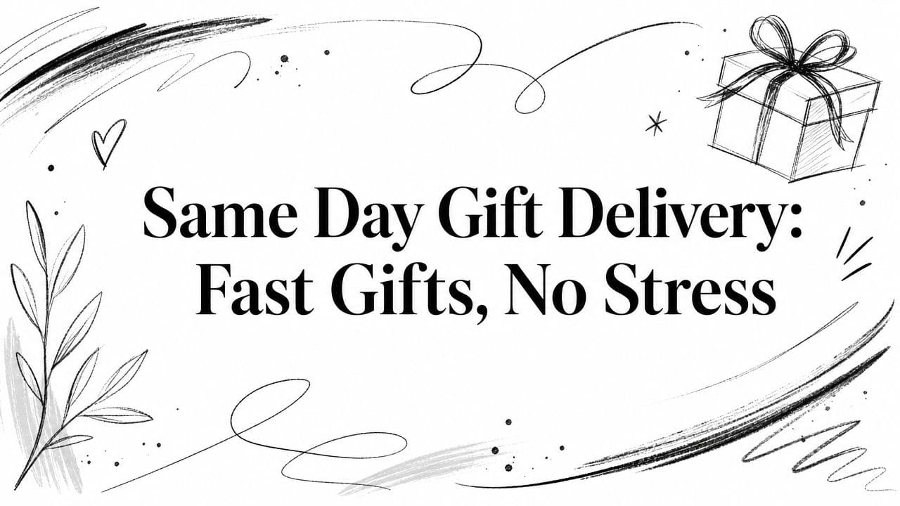 Same Day Gift Delivery: Fast Gifts, No Stress